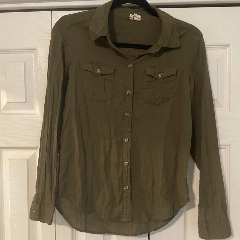 Olive Flannel